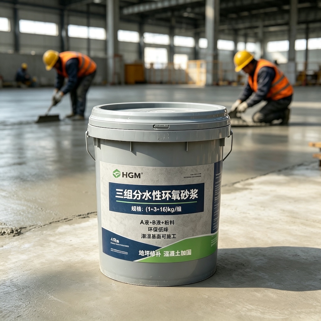 碑林三组份水性环氧砂浆